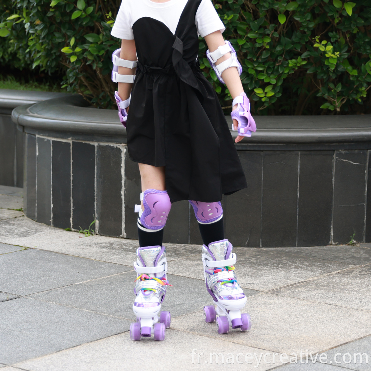 3 couleurs de haute qualité en plein air jouant au vendeur chaud sportif pour enfants roller skate accessoires gratuits